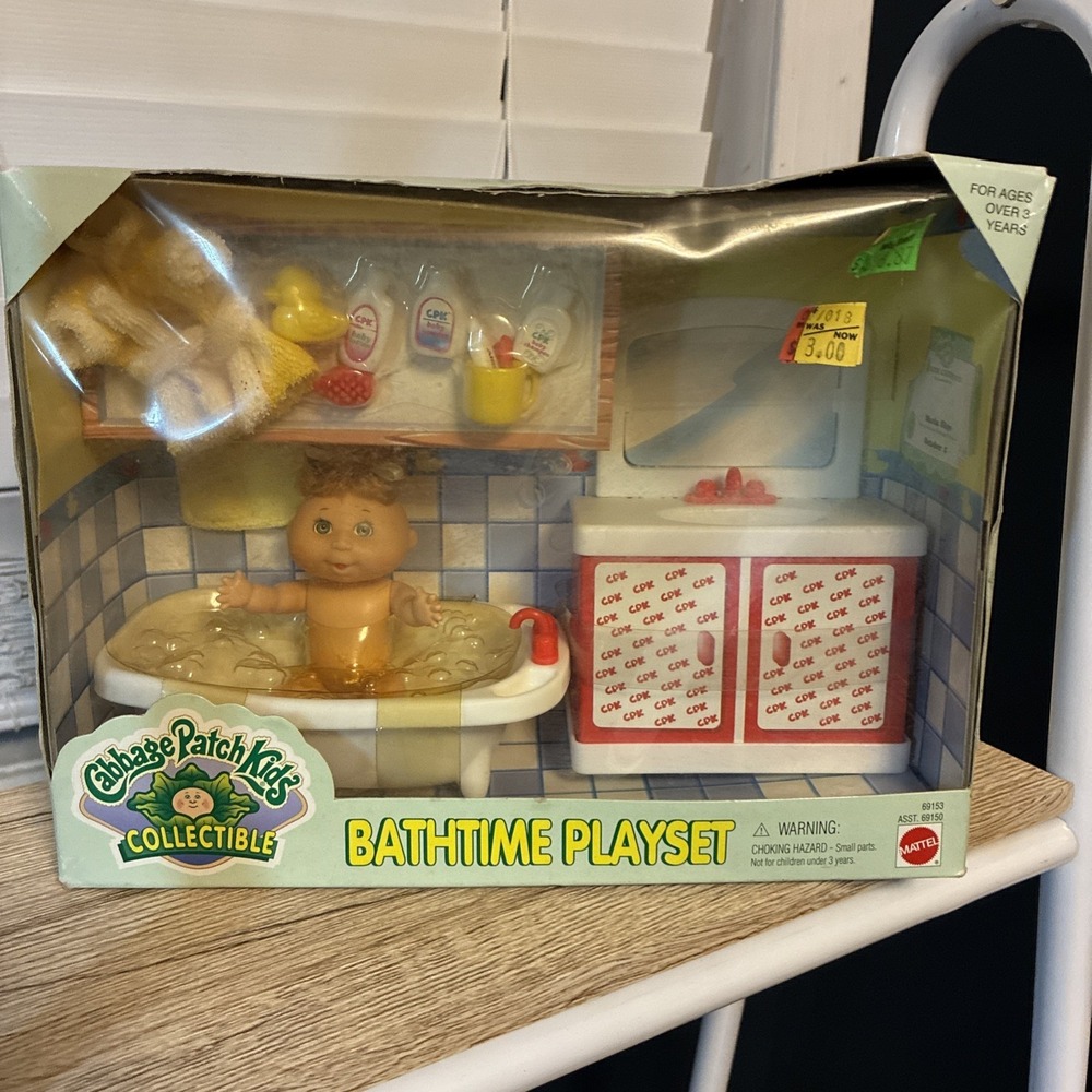 CABBAGE PATCH KIDSBATHTIME PLAYSETBLONDE GIRL